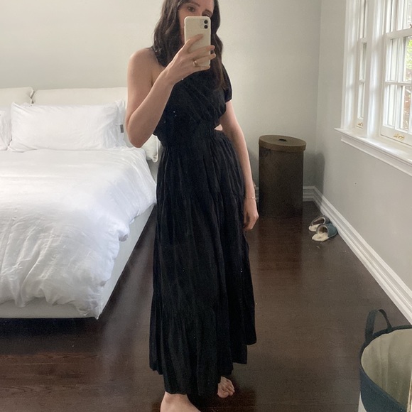 One shoulder cut out maxi dress - Picture 2 of 5